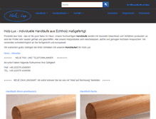 Tablet Screenshot of holz-lux.de